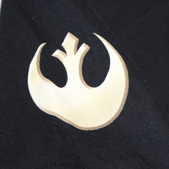 Star Wars Black T-Shirt Size XL Millennium Falcon - Picture 5 of 7